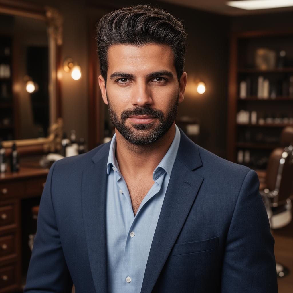 Look sofisticado com prótese capilar de alta densidade
